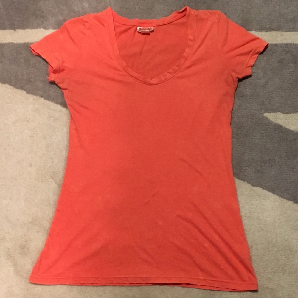 💜 4/$20 TOPS - Mossimo Distressed V Neck T